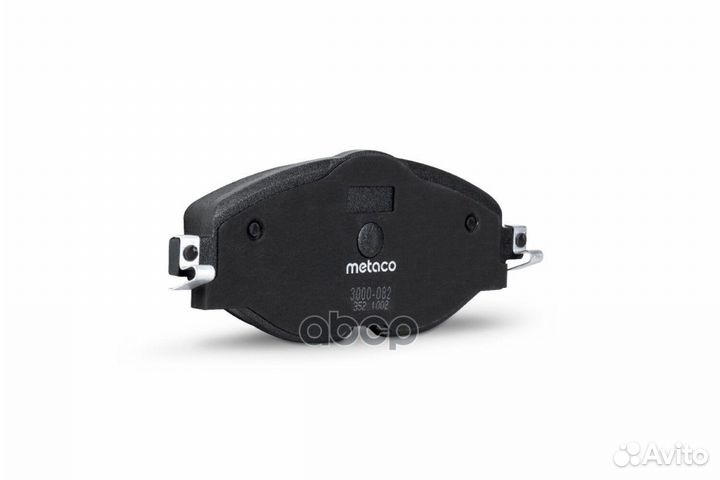 Колодки тормозные передние к-кт 3000082 metaco