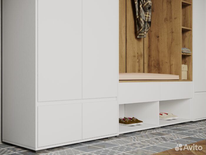 Прихожая Прага лдсп тумба с вешалкой