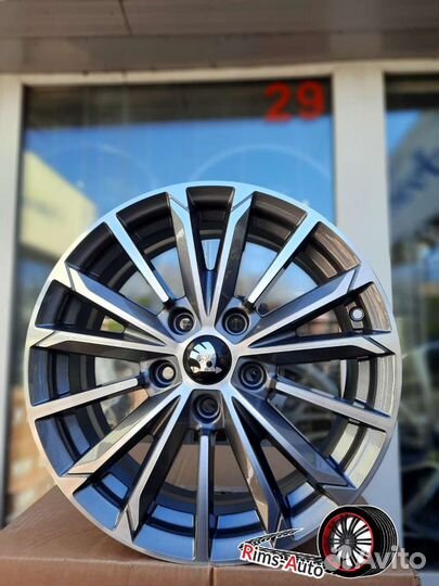 Диски VAG VW, skoda r16 5x112 серый с полировкой
