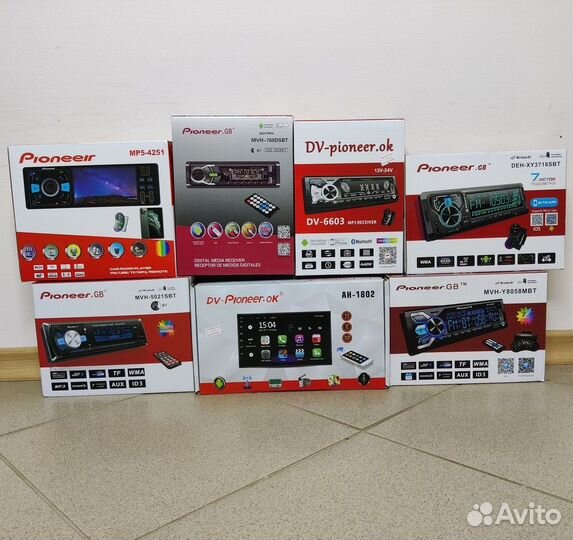 Магнитола Pioneer с bluetooth