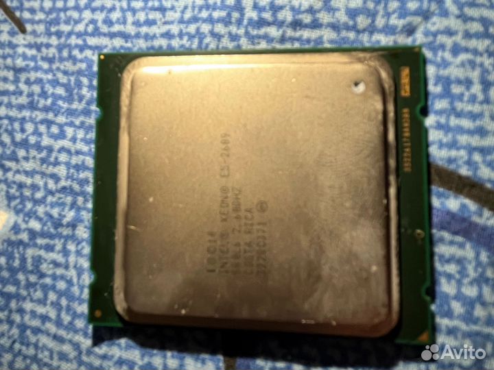 Материнская плата lga 2011 с процессором и кулером