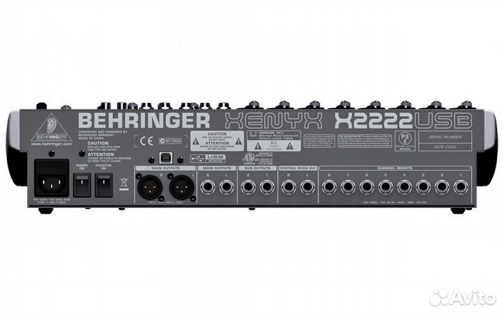 Микшерный пульт Behringer X2222USB новый