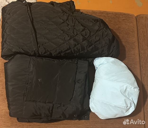 Женский плащ, 2 жилетки