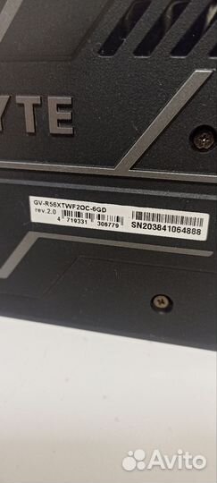 Видеокарта rx5600xt gigabyte