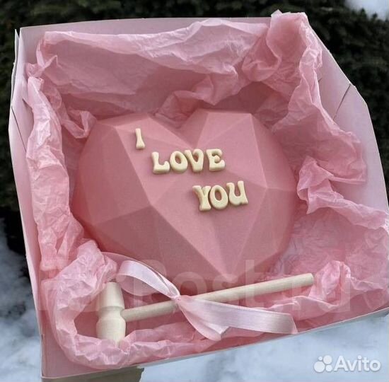 Шоколадное сердце пиньята