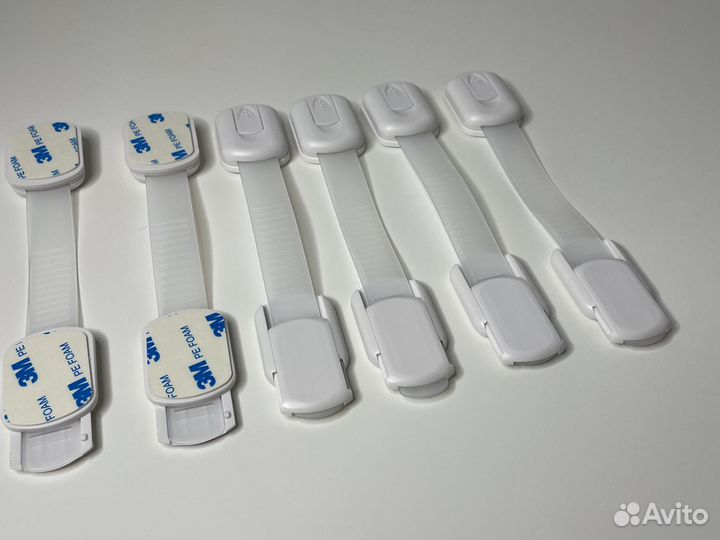 Замок блокиратор дверей ящиков от детей 6 шт