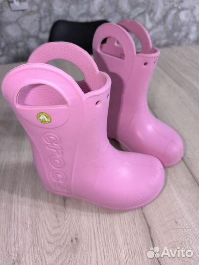 Резиновые сапоги Crocs для девочки c10 (27)