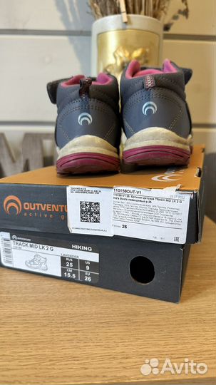 Ботинки демисезонные для девочки 25