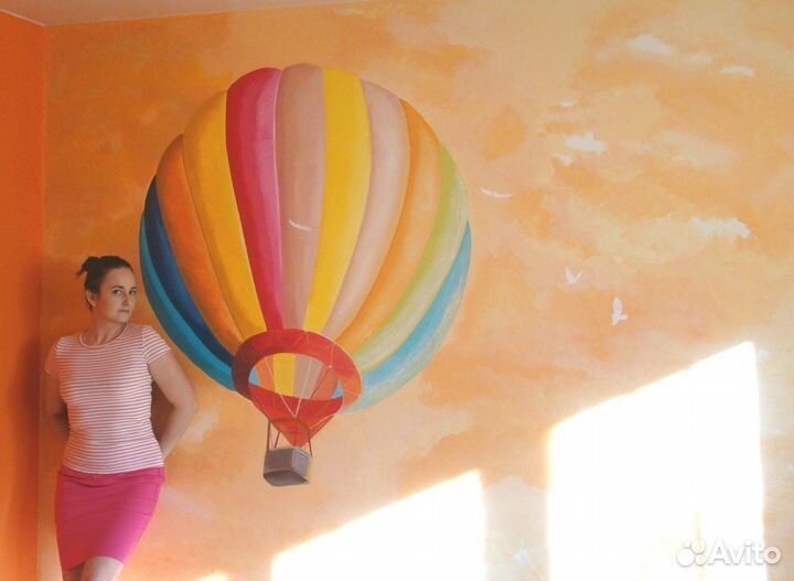 Роспись стен, фасадов, заборов, гаражей и т.д