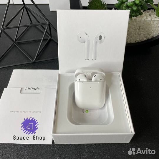 Беспроводные наушники Airpods 2