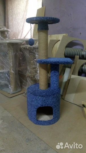 Когтеточки и игровые комплексы для кошек