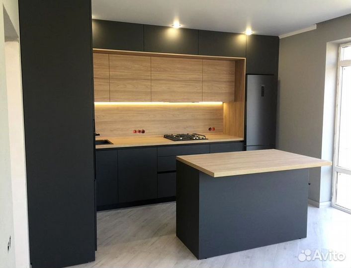 Современная кухня на заказ мдф фасады