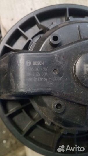 Мотор печки для hyundai solaris