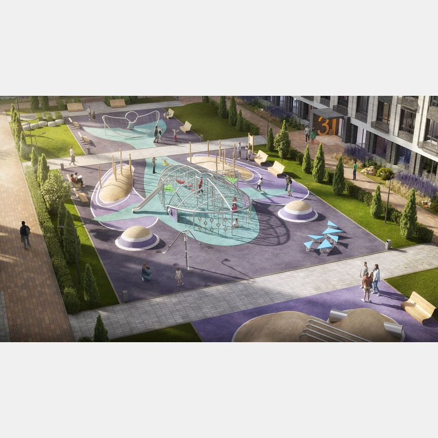 1-к. квартира, 36,1 м², 15/25 эт.