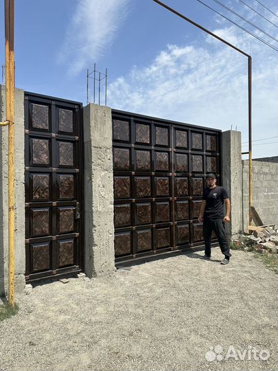 Кованые ворота под ключ