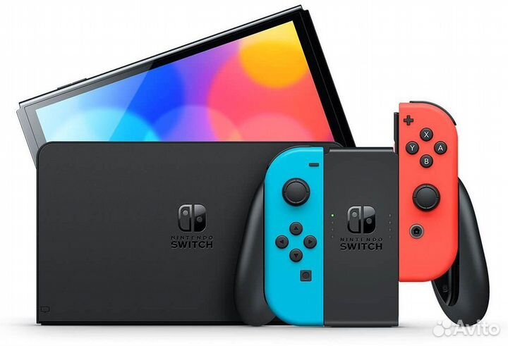 Nintendo switch прошитый полный комплект