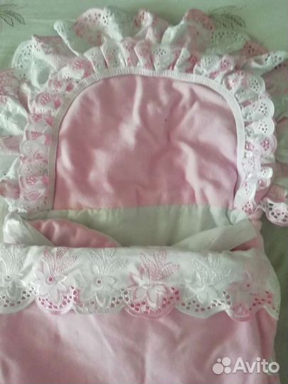 Конверт на выписку для девочки весна