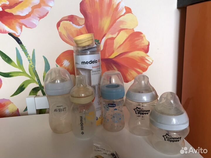 Молокоотсос Avent электрический бутылочка medela