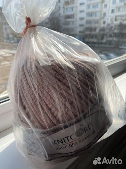 Шнур для вязания с сердечником