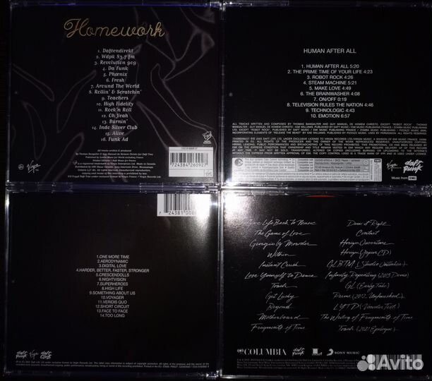Daft Punk, CD, Сд диски