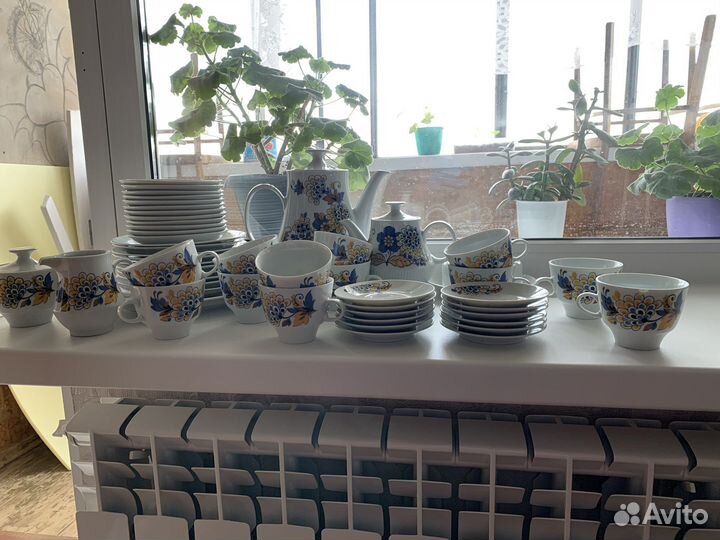 Чайно кофейный сервиз гдр