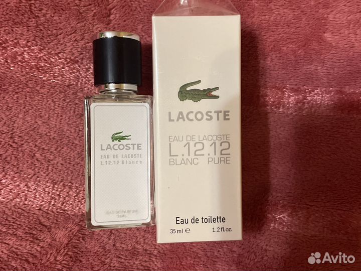 Духи DutyFree с феромонами Lacoste L12.12 blanc