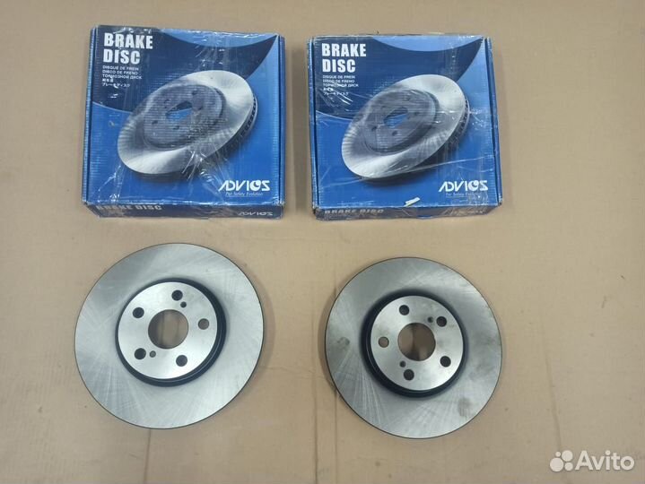 Диски тормозные передние advics