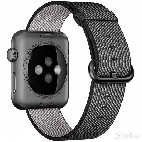 Ремешок нейлон 42/44/45/49 для Apple Watch черный