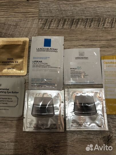 Пробники кремов, уходовой косметики