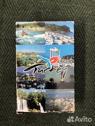 Сувенирные игральные карты Турция