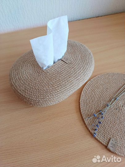 Салфетница из джута