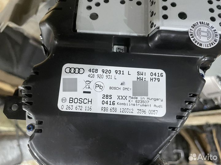 Панель приборов Audi A6 C7