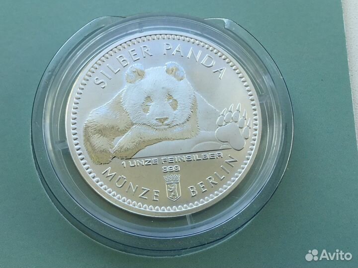 Германия 2018-2021 Серебряная панда Серебро Унция