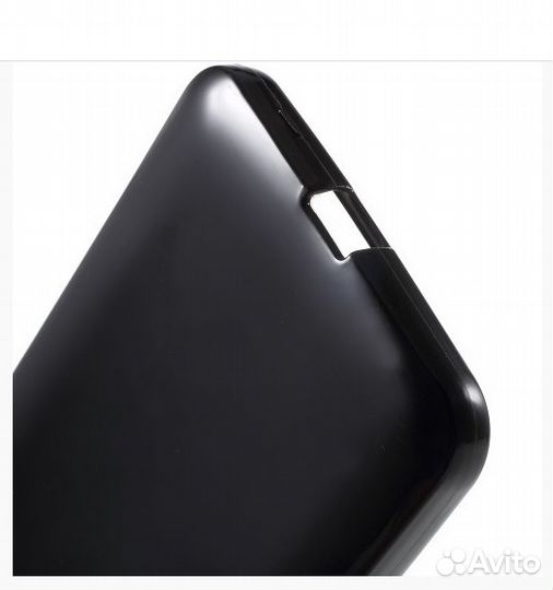 Чехол-накладка для Microsoft Lumia 640XL (черная)