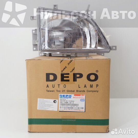 Фара toyota dyna с 1999 г правая, depo