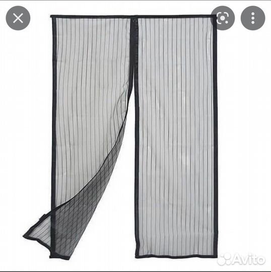 Москитная сетка на магнитах на двери и окна