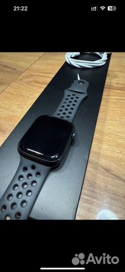 Часы apple watch 7 45 mm nike