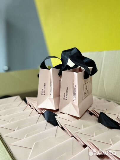 Пакет с Вашим логотипом, бумажный