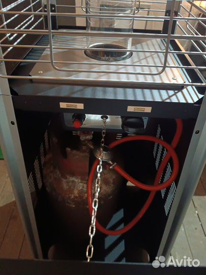 Уличный газовый обогреватель пирамида