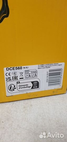 Пистолет для герметика DeWalt DCE560N-XJ