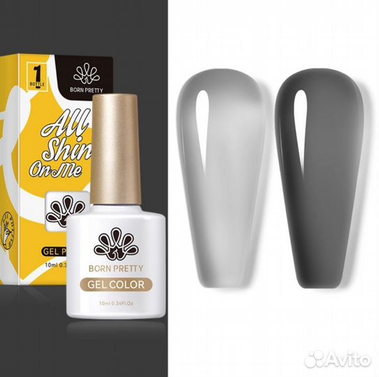 Гель лак Born Pretty полупрозрачный
