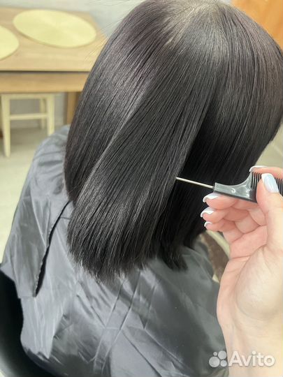 Кератиновое выпрямление