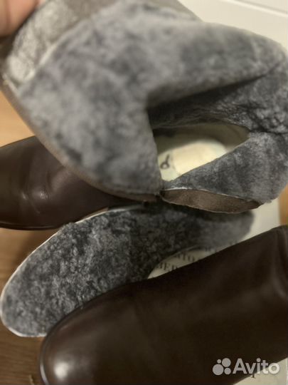 Полусапоги зимние 38 размер натуральные