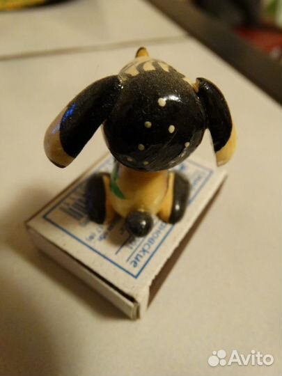 Собачка деревянная