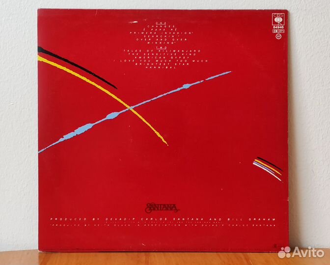 Santana – Zebop (винил, LP, 1981)