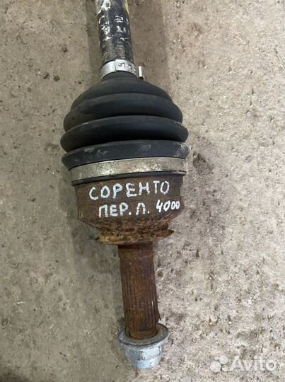 Привод передний левый киа соренто 1 2009 2.5 мех