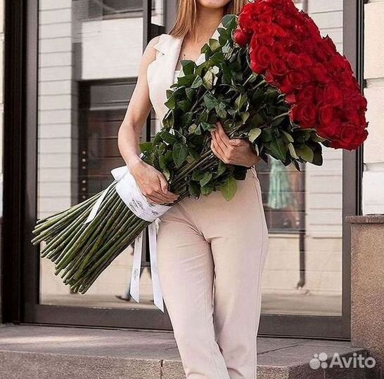 Высокие розы, букеты, цветы Доставка