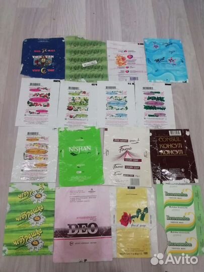 Этикетки, упаковка мыло СССР