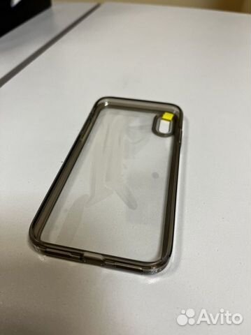 Чехол на iPhone X темно-зеленый