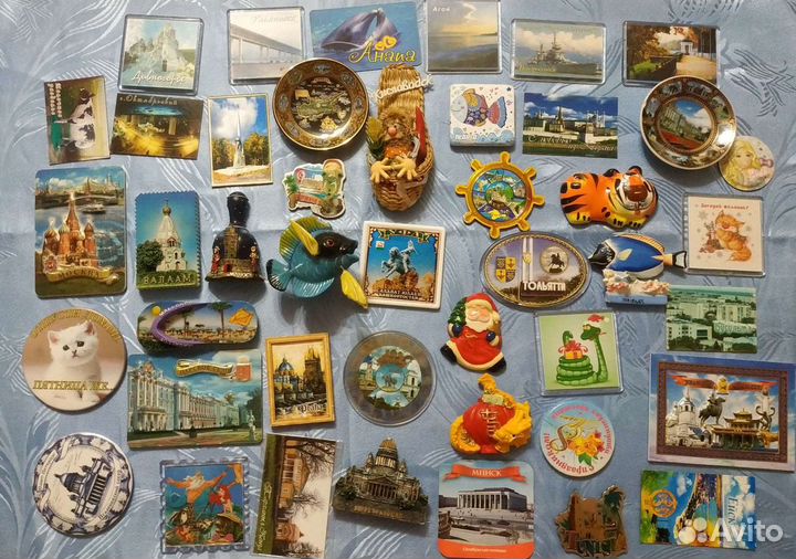 Магнитики много разных